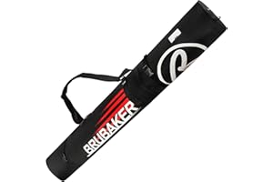 BRUBAKER ‘Carver Champion’ - Housse à Skis rembourrée pour 1 Paire de Skis et Bâtons
