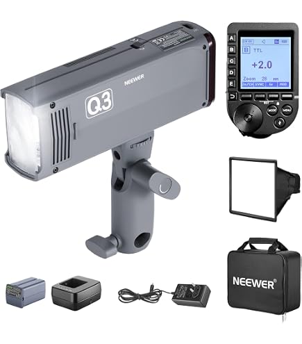 Kit Accessoires 13 Pièces Pour Flash Walimex Pro Mover 200 - Snoot, Nid D'abeille, Filtres Couleur, Diffuseur - Montage Magnétique - 12