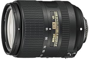 Nikon AF-S DX NIKKOR 18-300 mm f/3.5-6.3G et Objectif VR, Noir [Carte nitale : -