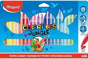 Maped Lot de 24 feutres 24 couleurs