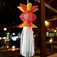 ALILA Akash Kandil for Diwali Balcony Hanging Lantern Lamp Shade Jhumar Home Living Room Diwali Xmas Christmas Decor Decoration, (Self Assembly - DIY: DO IT Yourself)