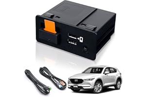CARabc Adapter Apple Carplay pasuje do Mazda 2014-2021 Mazda 2/3/6/CX3/CX5/CX9/MX5/FIAT 124, kompatybilny z Apple Carplay i Android Auto, TK78-66-9U0C OEM Hub, zestaw doposażeniowy do systemu MZD