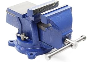 WILTEC Étau d’atelier Heavy Duty 100 mm Mâchoire de serrage & Enclume pour Contrainte importante Établi