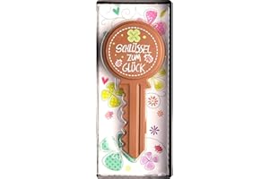 CONFISERIE WEIBLER Confiserie Webler Geschenkpackung Schlüssel zum Glück | Schokoladen-Geschenk Glücksbringer | 50g