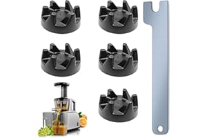 Raheem 9704230 5 Stück Kupplung Blender Coupler Ersatzteile Kompatibel mit K-itchen-Aid Modellen KSB52, KSB5, 5KSB52 and 5KSB5 Blender Rubber Coupler,Werkzeug Ersatzteil (Montageschlüssel Enthalten)