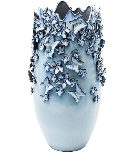 KARE Flower Bloom decoratieve kom, crème/goud, handgemaakt