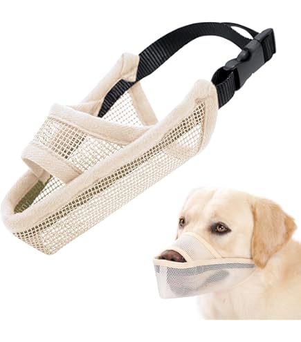 Bequemer Hundemaulkorb Aus Netzgewebe - Atmungsaktiv & Verstellbar Für Kleine Hunde (S/M/L/XL)