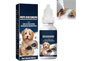 GNAUMORE Gotas para los Ojos para Mascotas,Cuidado De Ojos para Mascotas,Gotas para los Ojos en Gel para Mascotas,Gotas para los Ojos para Mascotas,Pet Gotas Oculares para Gatos Y Perros