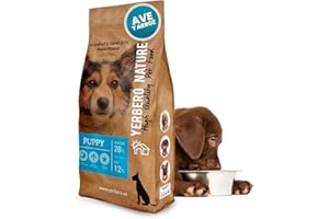 Yerbero Nature Puppy Pienso para Cachorros - Comida para Perros Premium Unidad de 10kg con Alto Valor Proteico (28%) – Pienso Perros Cachorros para Salud y Crecimiento – Fórmula Especial Pupy