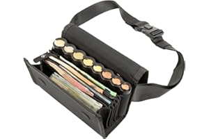 Monepass - Sacoche Wallet _Premium dédiée aux Pros - Fermeture Magnétique - Idéal pour les serveurs