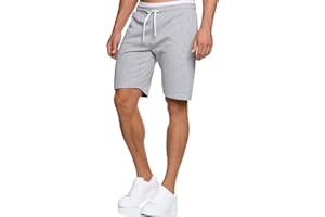 Indicode Hommes Aldrich SweatShorts | Pantalon Court de survêtement à Cordon de Serrage