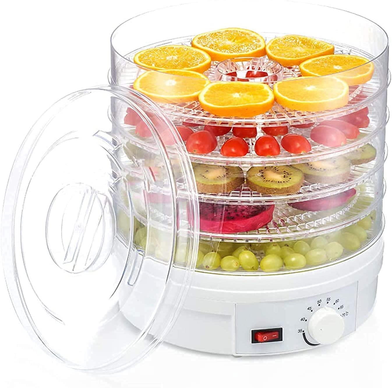 Versatile Food Dehydrator Machine with 5 Trays for Healthy Snacks