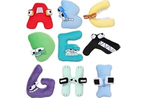 Takezuaa Alphabet Lore Plush Toys,Cute 20cm alphabet Lore Plushies,Letters Educational Alphabet Lore Plush Toys,Alphabet Lore Stuffed Figure Doll,best Gift for Boys and Girls for Christmas