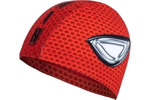 SWIMXWIN Gorro de Natación Revo Cap Spiderman | Gorro de Tejido| Gorro de Piscina | Alta Comodidad y Adherencia | Diseño y Estilo Italiano