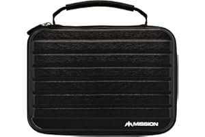 Mission Darts W242 ABS-4 | walizka na rzutki z metalicznym ABS, czarna