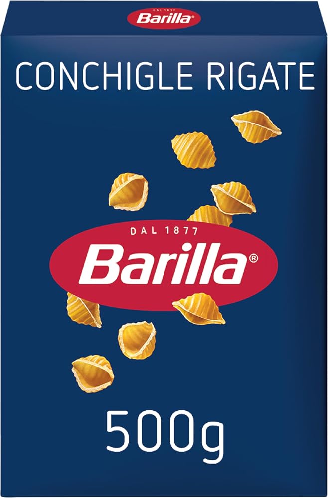 Barilla Mini Midye Makarna (Conchiglie Rigate) 500 g.