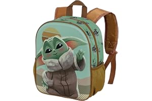 KARACTERMANIA The Mandalorian Say Hi-KMały plecak 3D, niebieski, niebieski, Mały plecak 3D Say Hi