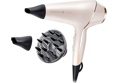 Remington hårfön, 2400W AC-motor, 3 stylingmunstycken, jongenerator, 3 värme och hastighetsinställni - Amazon Deal & Rabatt