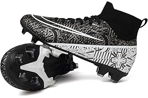 ASoftLand Kids Football Boots Boys Girls Football Cleats Turf Soccer Shoes AG/FG