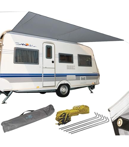 Pannello Laterale Eurotrail Per Tendalino 240cm - Grigio Antipioggia E UV