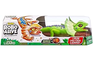 Zuru Robo Alive - Lucertola con volant, 10 cm, colori assortiti