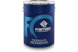 ‎FONTEINO Fonteino Fliesengrund Spezial Haftgrund für Fliesenlack Grundierung für Boden- und Wandfliesen 2,5Kg