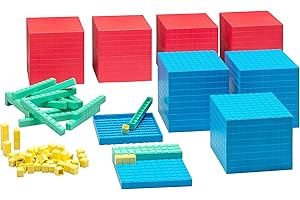 WISSNER® AKTIV lernen - Set de calcul décimal pour la Classe, 184 pces en BTE Carton - RE-Plastic®