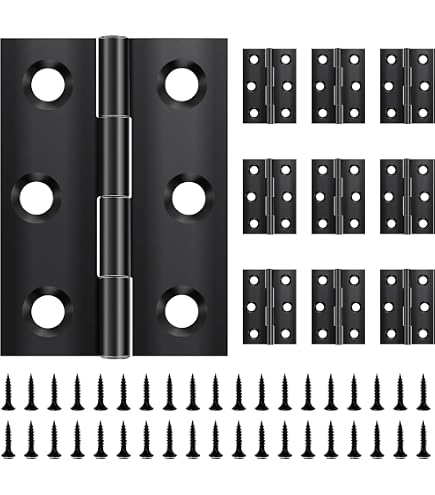 Bolatus Scharnieren, Inklapbaar, 8 Stuks, 50 X 39 Mm, Roestvrij Staal