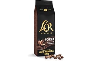 Kawa ziarnista L'OR ESPRESSO FORZA, 100% Arabica, intensywność 9 - 500 g