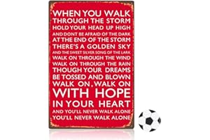 Vellivar Liverpool Football Gifts, Liverpool Gifts for Men Women, Wall Art Bar Sign Metal Signs Vintage Liverpool Signs for Wall Decor Hanging Decorations