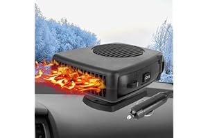 CTDMJ Car Heater 12V 150W Portable Car Heater Defroster With 2 in 1 Fast Heating and Cooling 2024 New Car Heater Anti-Fog Plug in Cigarette Lighter Defroster for Car Windscreen Windshield