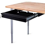 Penn-Elcom Under Desk Laptop Drawer, Lockable, for 450mm/17 Inch Laptops - Premium Sliding Security Drawers