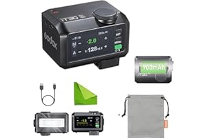 Godox iT30Pro C Flash TTL Mini per Macchine Fotografiche Canon con Trigger/Ricevitore Wireless 2.4G Integrato - 1/80000 s HSS, Batteria Ricaricabile da 900 mAh, Tempo di Riciclaggio di 1.5 s, Nero