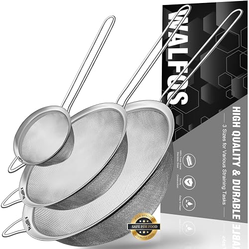 Walfos Feinmaschsieb-Set Edelstahl