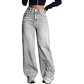 Nifty Women's Denim Stretchable High Waist Baggy Jeans for Women