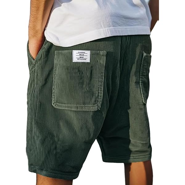 Birdwell Men's Classic Corduroy Shorts, Sand, 32 : Amazon.co.uk