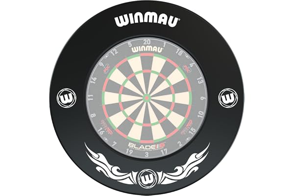 WINMAU Dartboard Surround Ring Xtreme/Outshot/MvG – extra stark skyddsring och väggskydd för darttavla, resistent dart surroundtillbehör, professionell, designutgåvan, flera färger