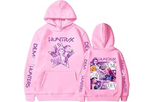 GENERIC K K-Pop D-Demon H-Hunters Hoodies for Kids Girls Boys, KK-pop Costume Vintage Y2k Pullover Hip Hop Streetwear Long Sleeve Hooded Sweatshirt Merch Hoodie Carton Print Sweatshirts Hoody