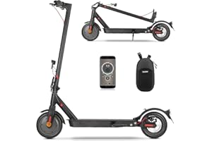E Scooter mit Straßenzulassung, ABE Elektroroller Belastung bis 120kg, 30 km Reichweite, LED, 20km/h, 350W Motor, 8,5 Zoll Wa