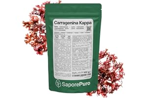 Saporepuro Carragenina en polvo 100 gr - ideal para helados, postres, geles