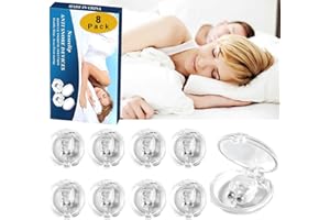 7STARLAKE Anti Schnarch Nasenclip, 8 Stück Premium Schnarchstopper Magnetischer Anti Schnarch Nasenspreizer Schnarchen Stopper Nasenklammer gegen Schnarchen für komfortablen Schlaf und Bessere Atmung