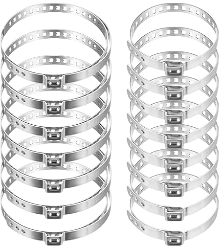 10 Fascette Metalliche Acciaio Inox Per Auto - Kit Manutenzione Giunti Semiassi - Foto 3