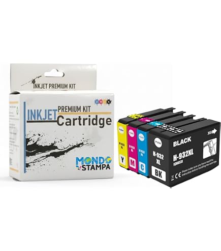 Cartucce Compatibili HP 932XL E 933XL – 4 Colori Per Officejet 6600, 6700, 7510, 7610, 7110 Wide