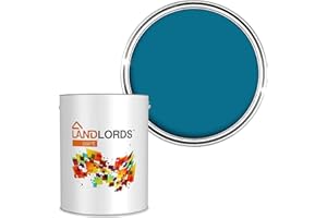 LANDLORDS PAINT Landlords Anti Damp Paint | Matt Finish Paint | 5L in 20+ Colours | Damp Seal Prevent Build-up of Mildew | Cover Stains | Damp Proof Paint for Wall and Ceiling | Anti Condensation Paint | Mould Paint | Sky Blue