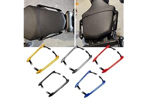 TaTonCycle Motorcycle Rear Passenger Pillion Seat Grab Bar Hand Armrest Handle Rail Kit for Y-amaha MT FZ 09 MT-09 FZ-09 MT09 FZ09 Accessories 2013 2014 2015 2016 2017 2018 2019 2020 13-20 (Black)