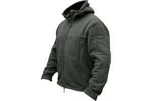TACVASEN Windproof Men's Military Fleece Combat Jacket Tactical Hoodies