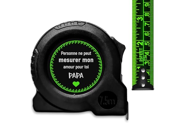LUXHOMY Cadeau Papa Noel Anniversaire, Mètre Ruban Idee Cadeau Fete des Peres Homme Original, Cadeaux Fête des Pères Noël pour Papa Pere Ruban à Mesurer