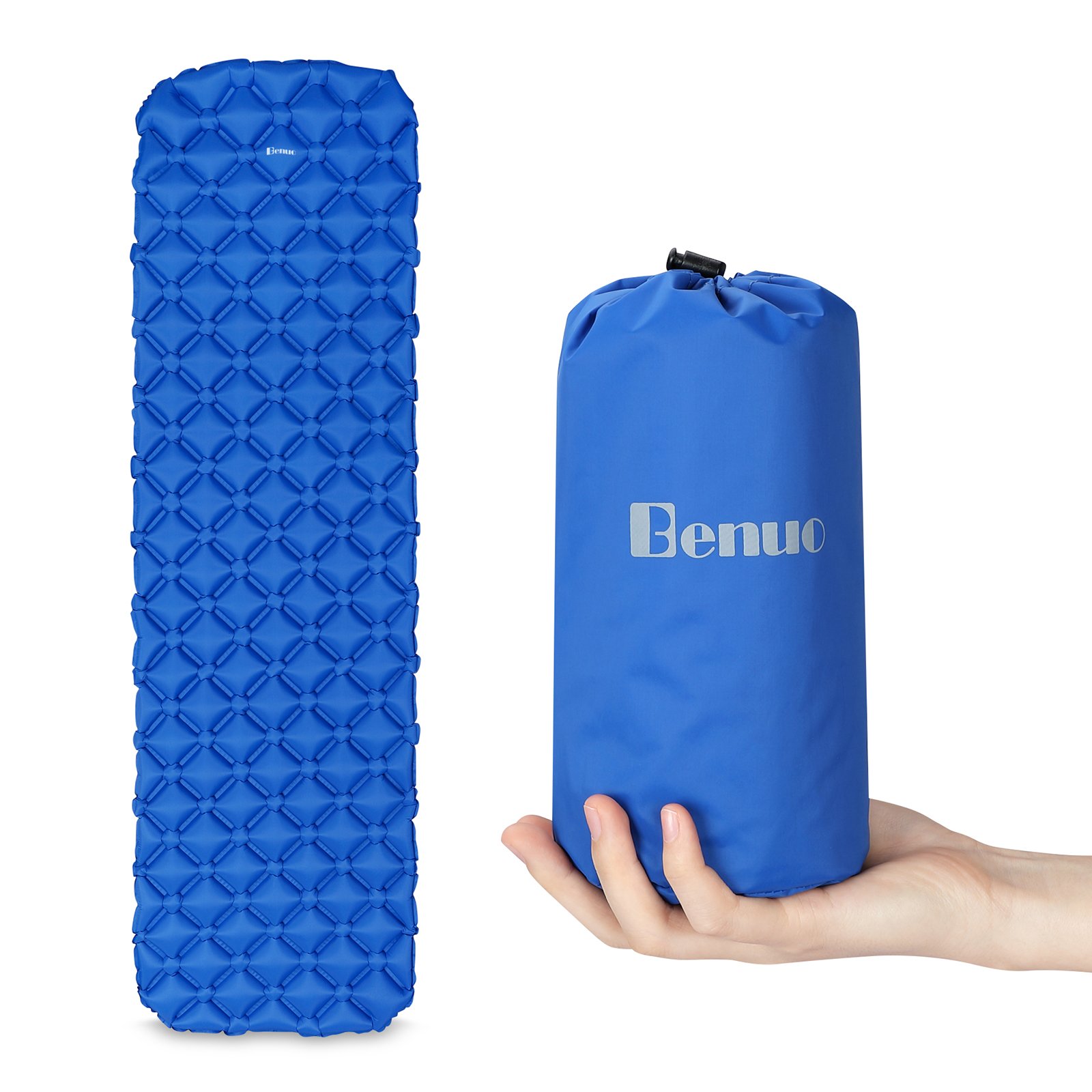 Sleeping Mat, Treatlife Inflatable Mattress Ultralight & Compact Camping Roll Mat Pad for