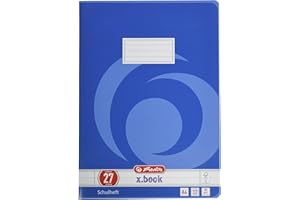 ‎HERLITZ Herlitz Schulheft x.book A4, liniert, Lineatur 27, 32 Blatt, 5 Stück