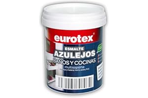 Pintura mate para azulejos de baños y cocinas multisoporte Eurotex - 750 ml - (Beige mate)